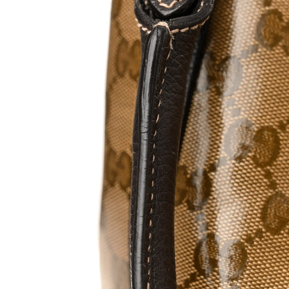 Gucci Crystal Monogram Large Joy Tote Beige Ebony Testa di Moro 19 of 21