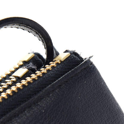 Celine Goatskin Large Trio Crossbody Bag Dark Blue 13 of 16