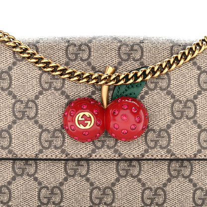Gucci GG Supreme Monogram Mini Cherry Chain Bag 8 of 11