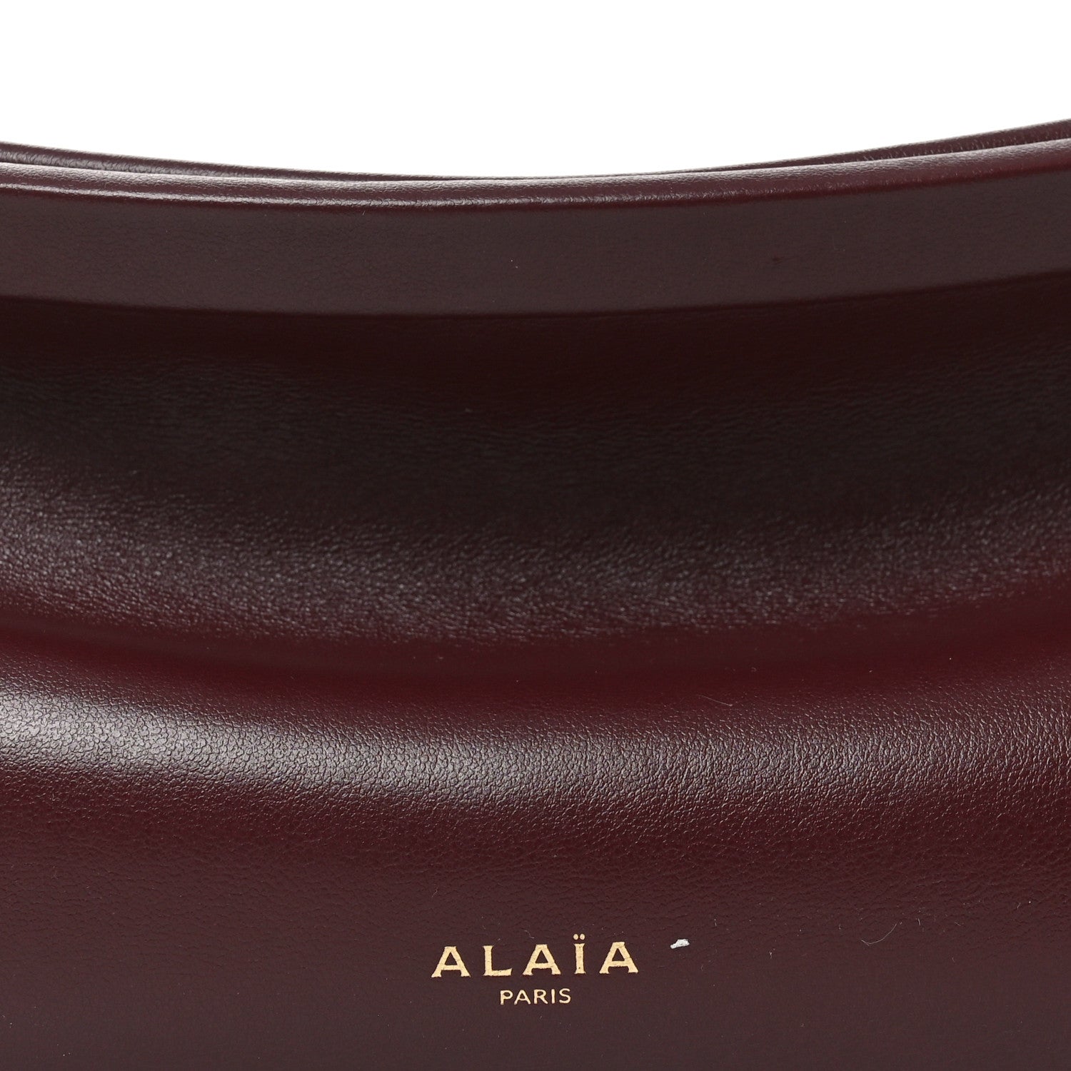 Alaia Calfskin Le Click East West Bag Rouge Grenat 7 of 9