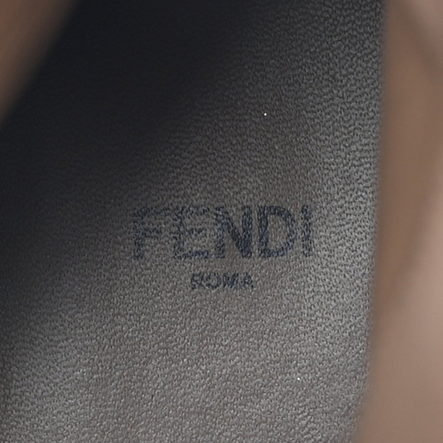 Fendi Fabric Jacquard Vitello FF Domino 50mm Biker Boots 41 Tobacco Black Sand 8 of 11