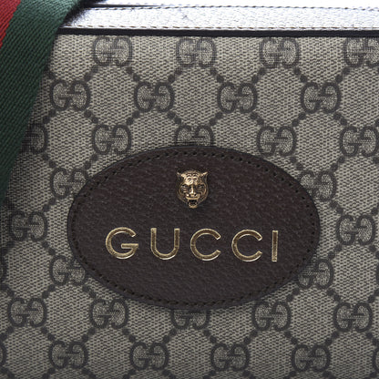 Gucci GG Supreme Monogram Web Neo Vintage Shoulder Bag Beige New Acero Crop 11 of 11