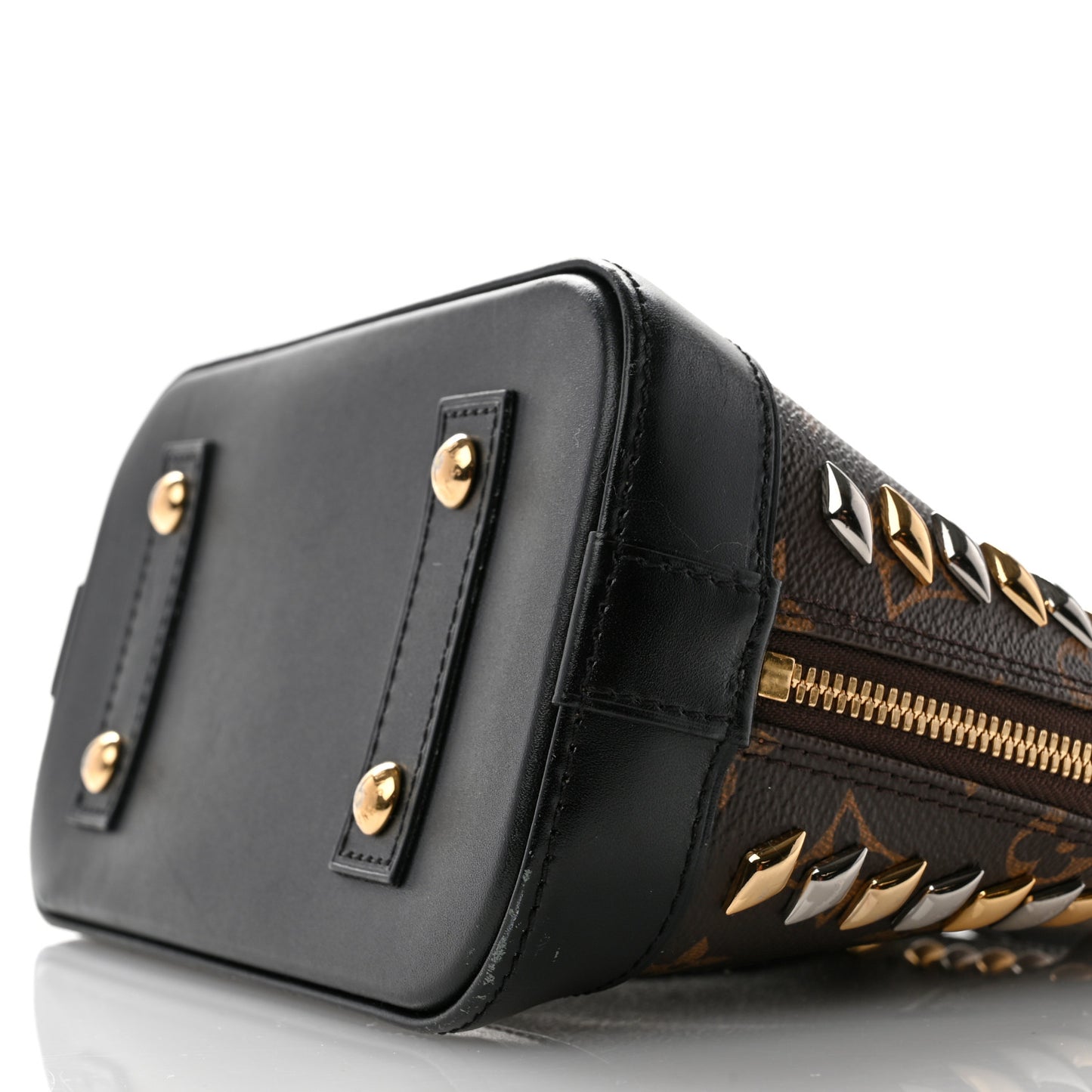 Monogram Macassar Studded Alma BB
