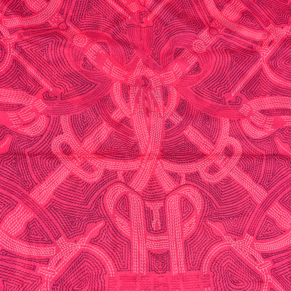 Hermes Cotton Eperon d'Or Pareo Rose Flash 4 of 5