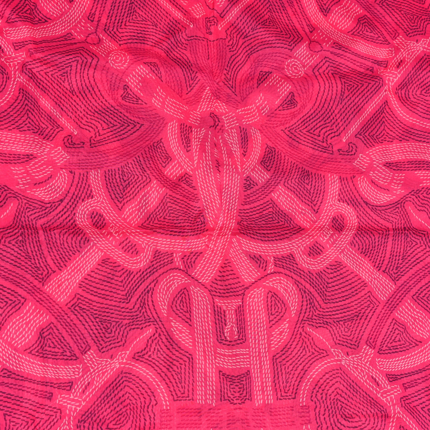 Hermes Cotton Eperon d'Or Pareo Rose Flash 4 of 5