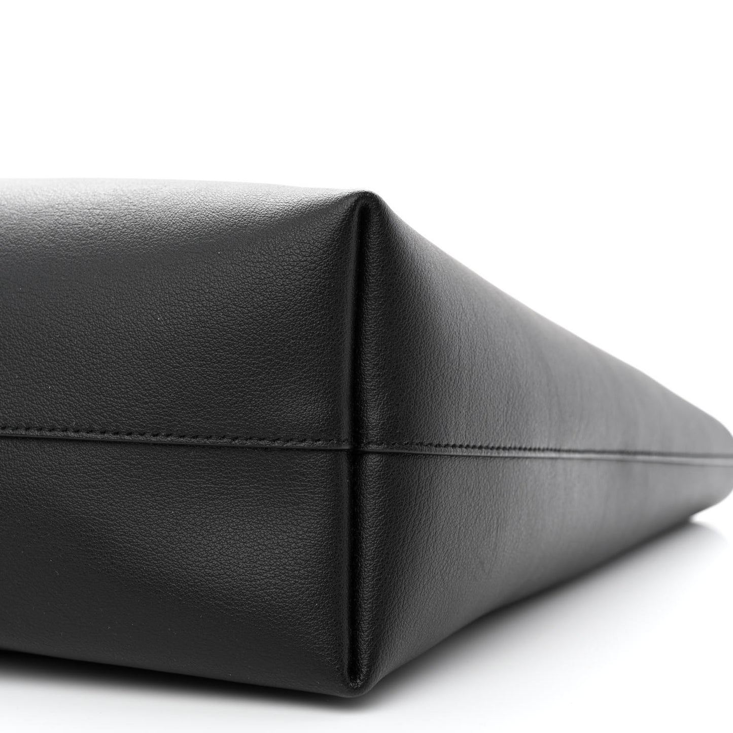 Calfskin Large Shopping Tote Black