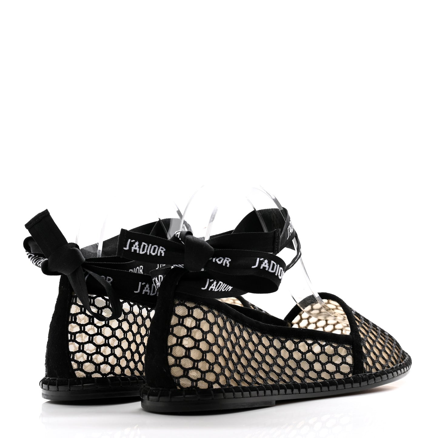 Suede Resille Nicely-D Ballet Flat 39.5 Black