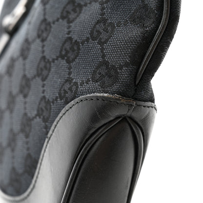 Gucci Monogram Small Jackie O Hobo Black 11 of 12