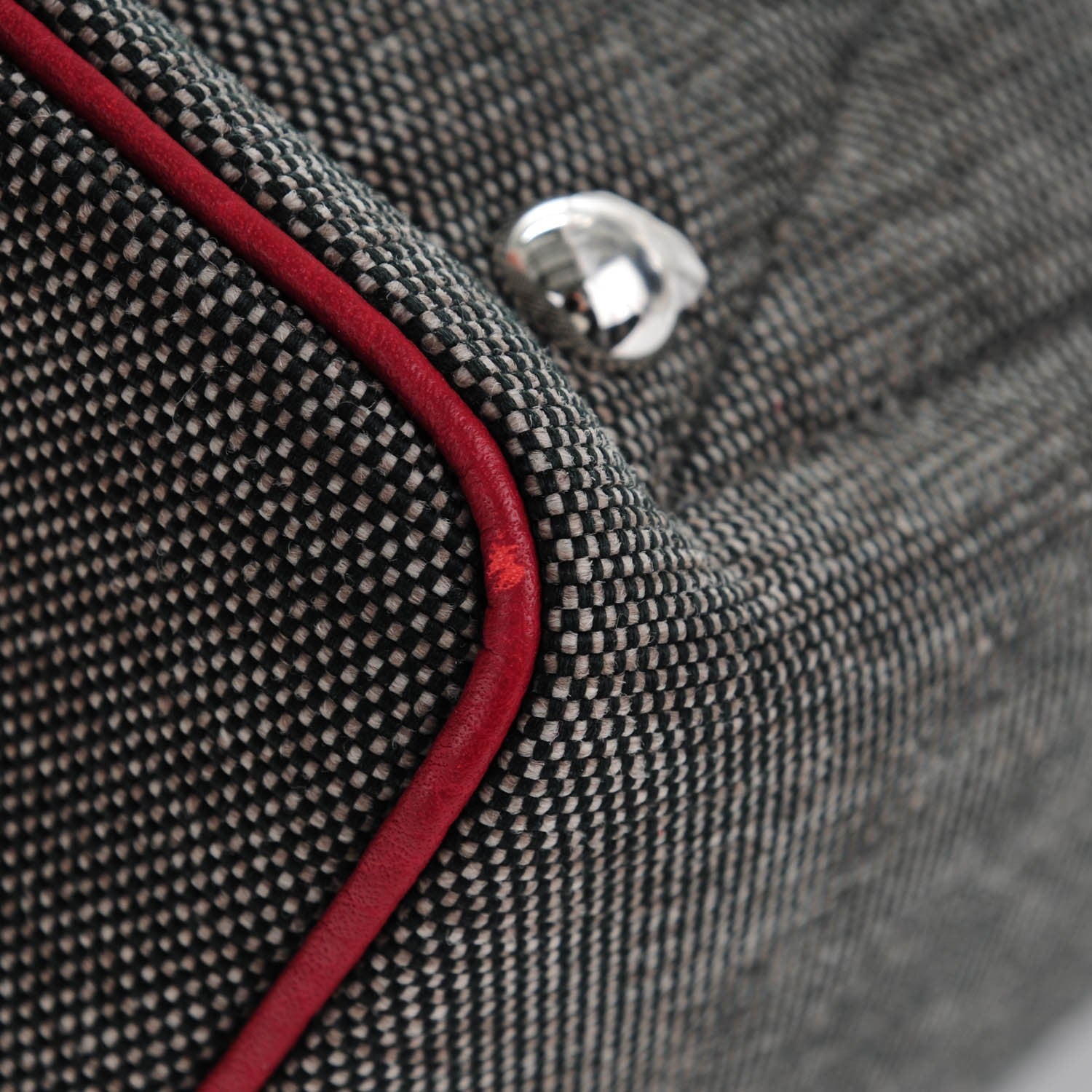 Hermes Toile Taurillon Clemence Victoria II 35 Rouge H 9 of 11