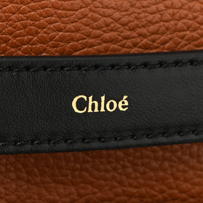 Chloe Grained Calfskin Medium Penelope Shoulder Bag Dusty Gold 6 of 9
