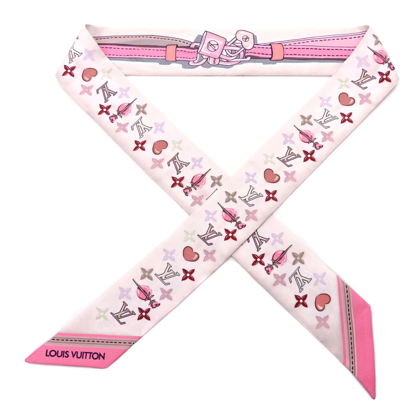 Silk Monogram A la Folie BB Bandeau Light Pink
