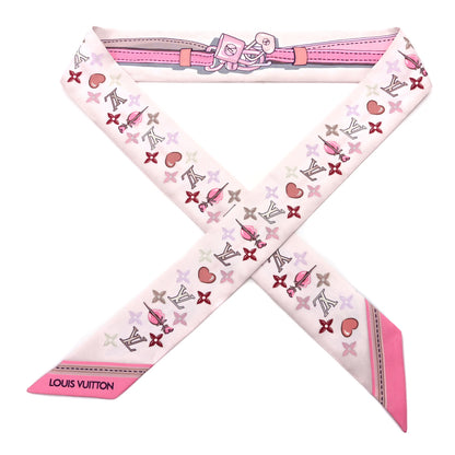 Louis Vuitton Silk Monogram A la Folie BB Bandeau Light Pink 1 of 4