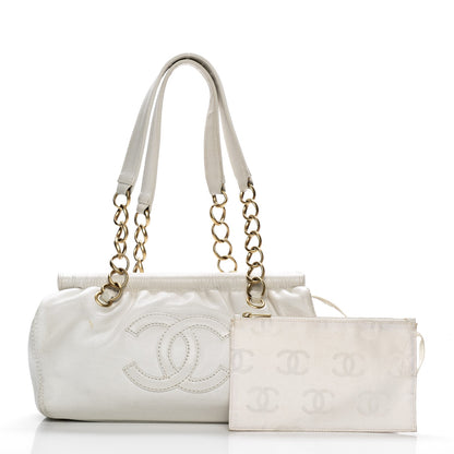 Chanel Caviar Shoulder Bag White 10 of 10
