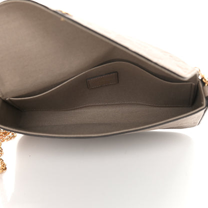 Louis Vuitton Empreinte Pochette Felicie Chain Wallet Tourterelle 7 of 14