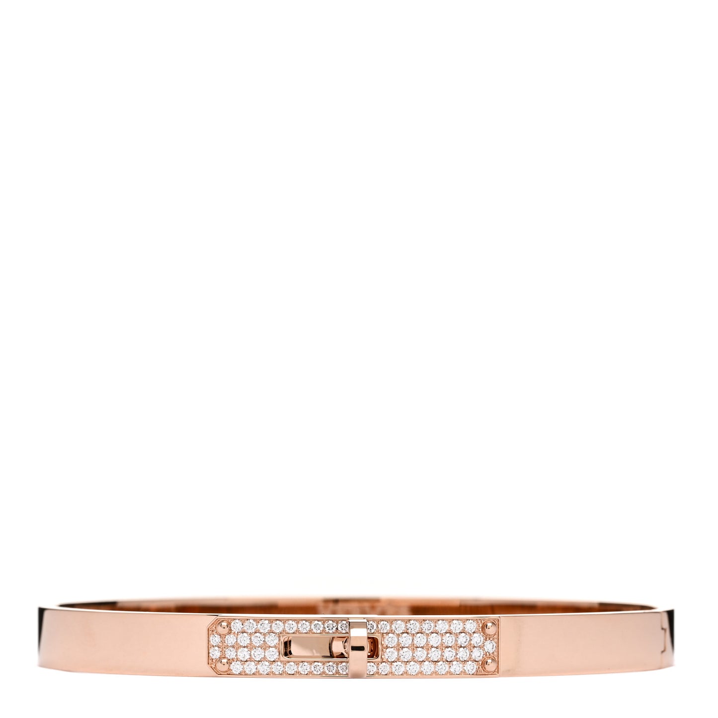 18K Rose Gold Diamond PM Kelly Pave Bracelet SH
