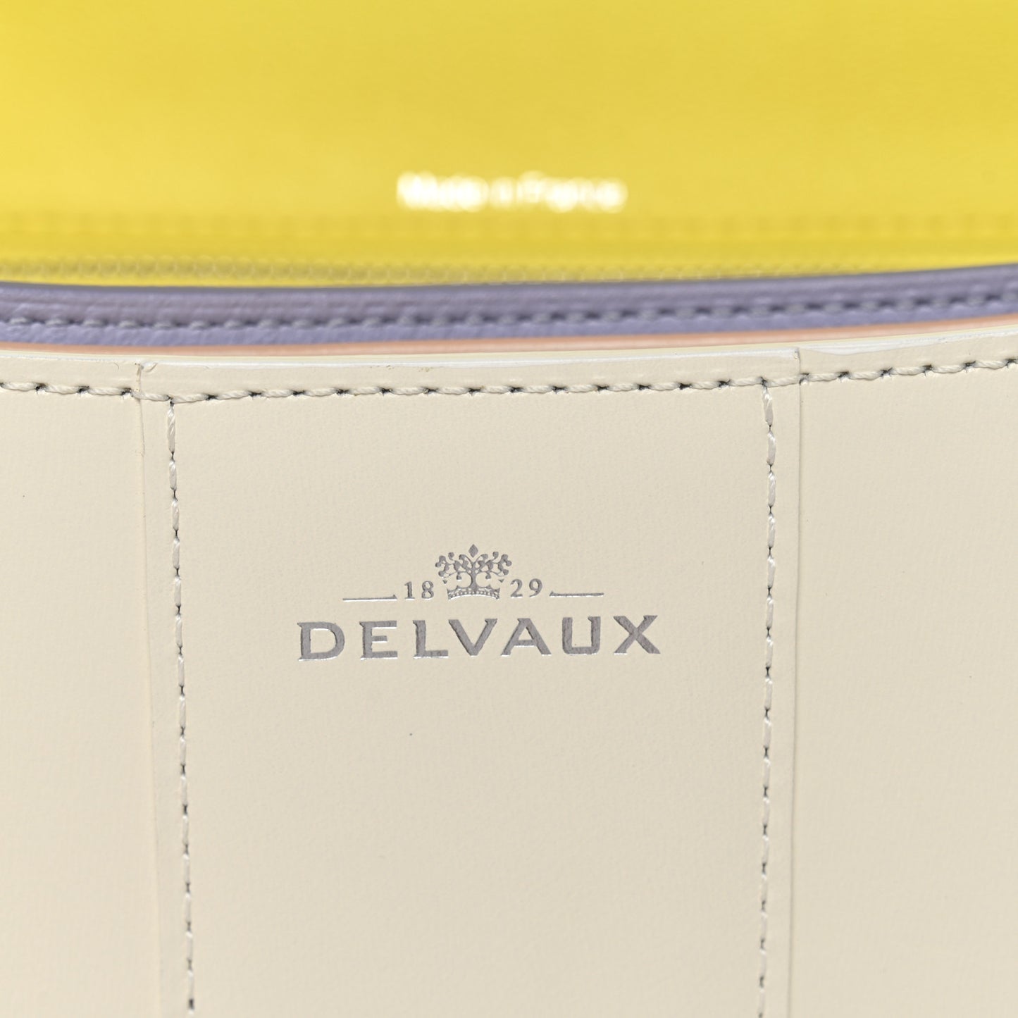 Boxed Calfskin MM Magic Brillant Satchel Ivory
