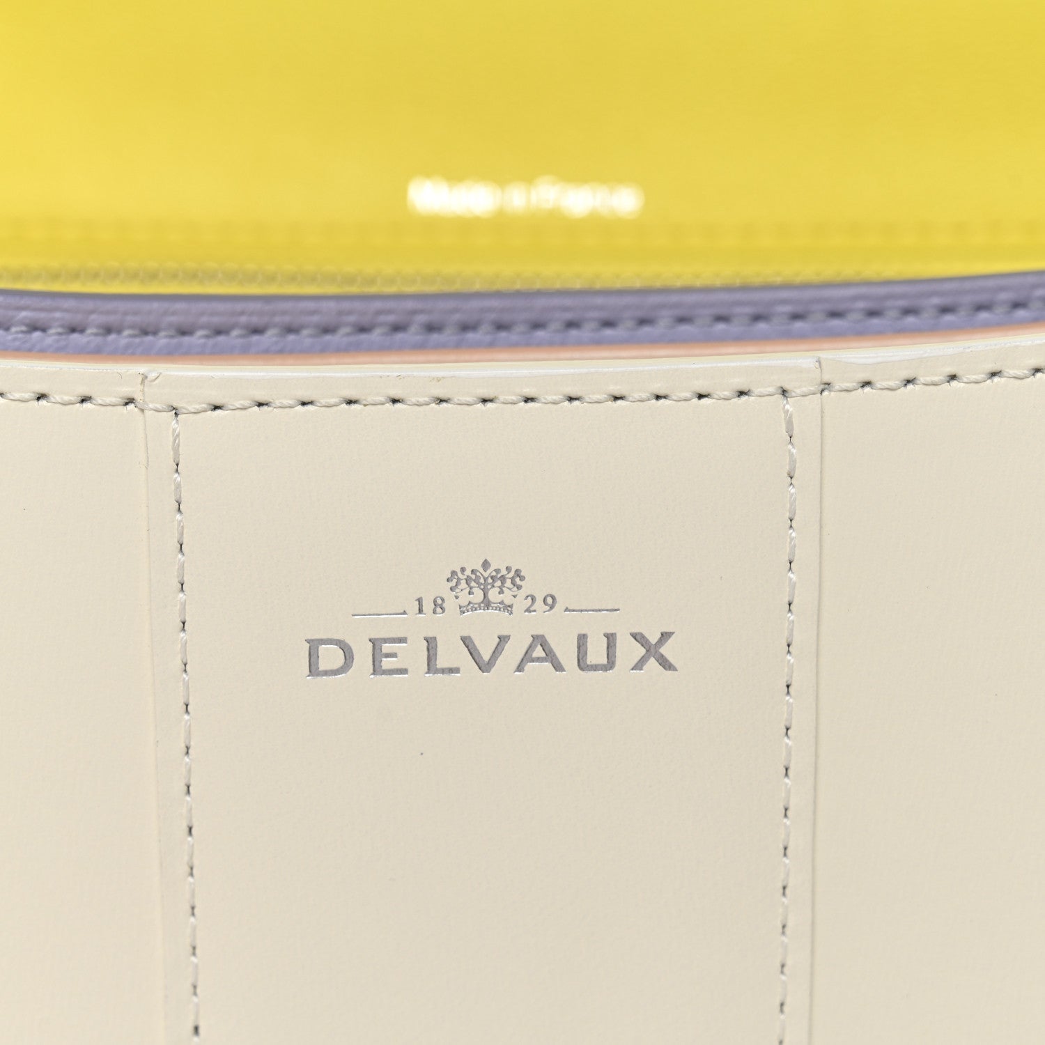Delvaux Boxed Calfskin MM Magic Brillant Satchel Ivory 6 of 10