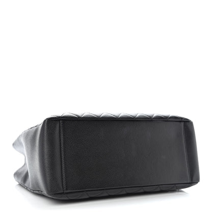 Chanel Caviar Quilted Grand Shopping Tote GST Black 4 of 9