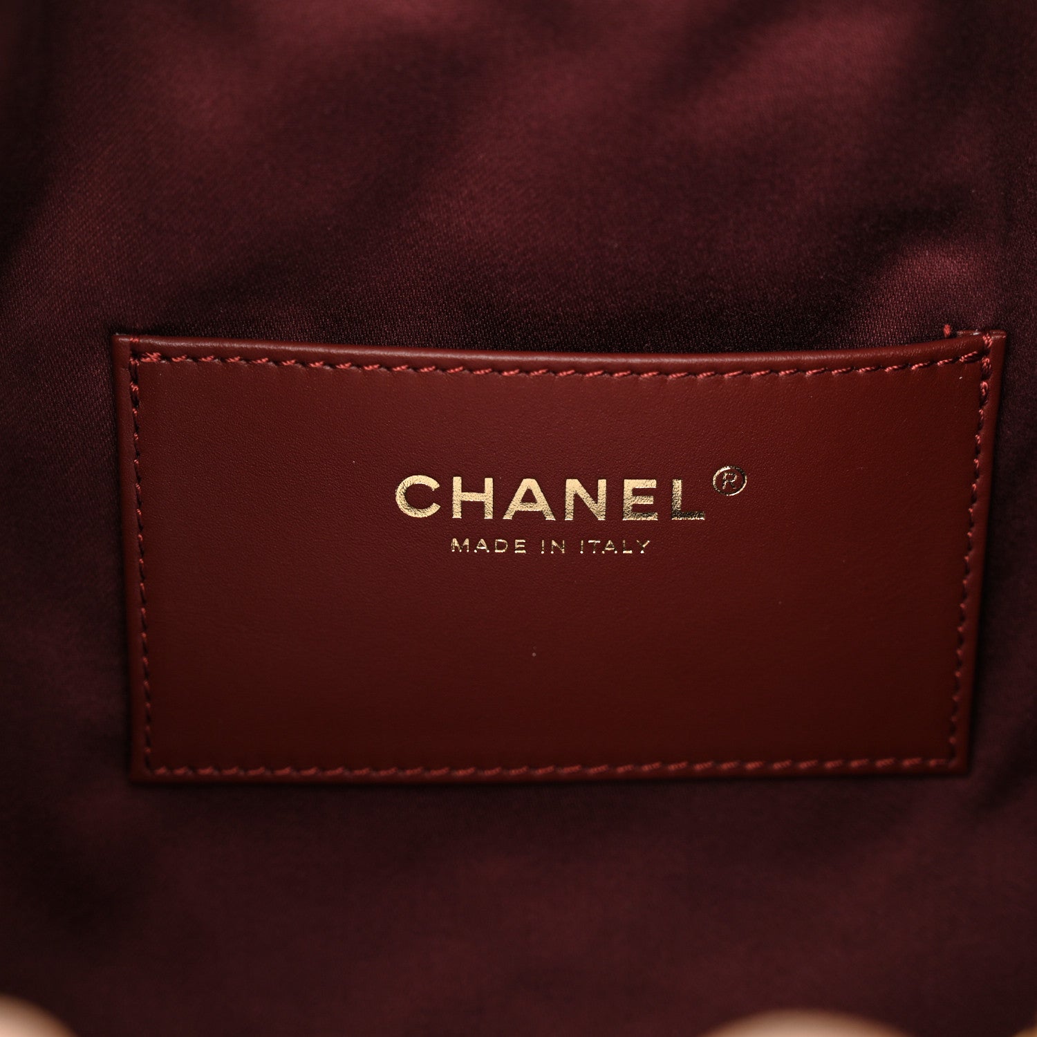 Chanel Caviar Quilted Small Chanel 25 Handbag Burgundy 6 of 10