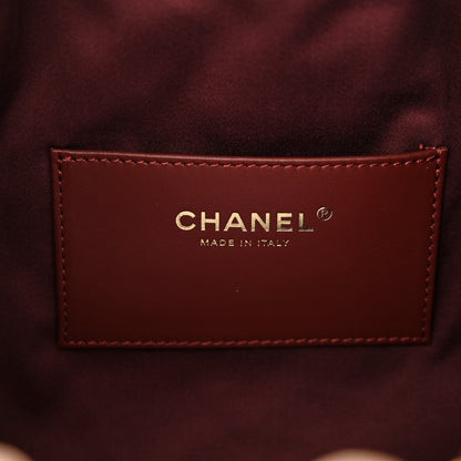 Chanel Caviar Quilted Small Chanel 25 Handbag Burgundy 6 of 10