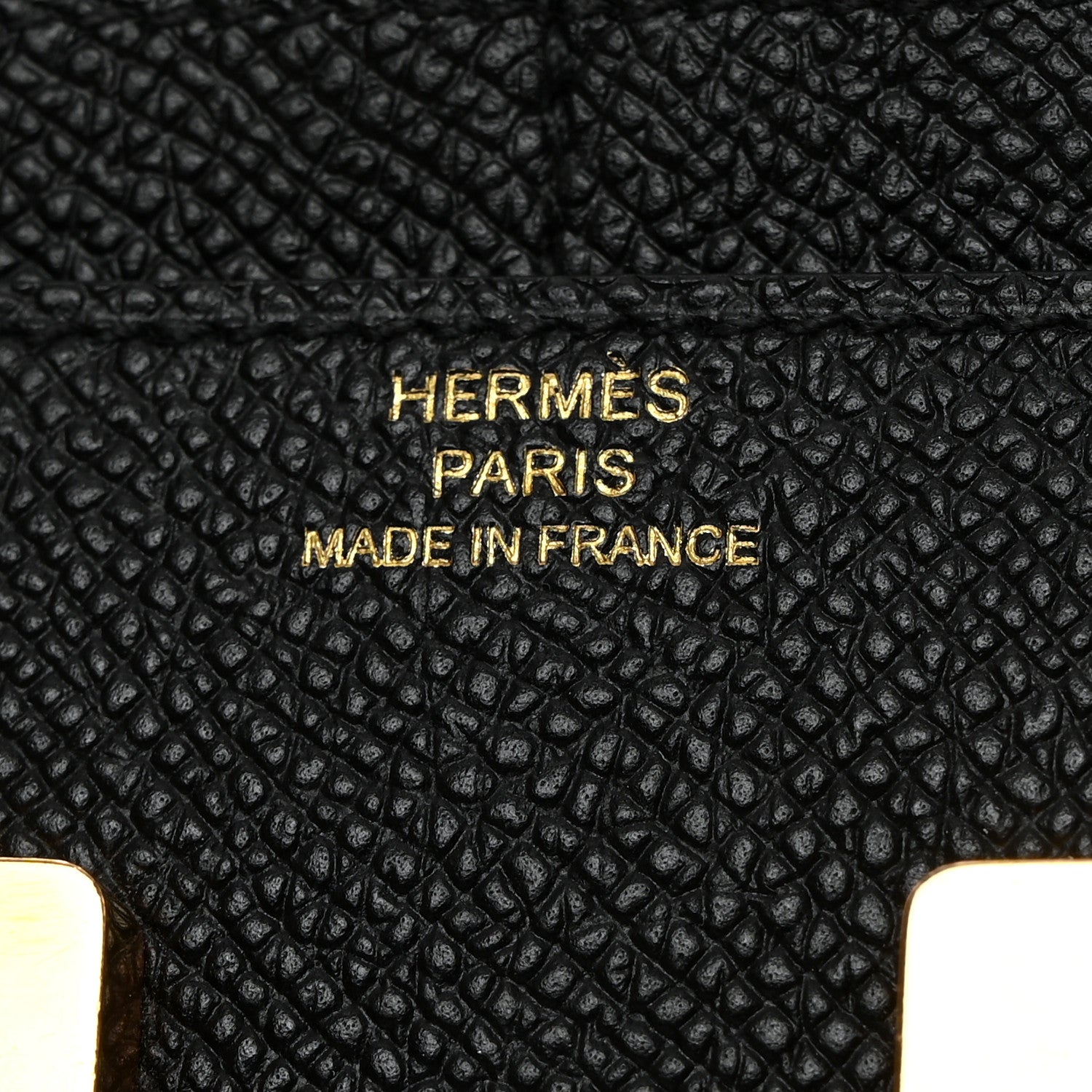 Hermes Epsom Constance Compact Passant Wallet Black 6 of 8