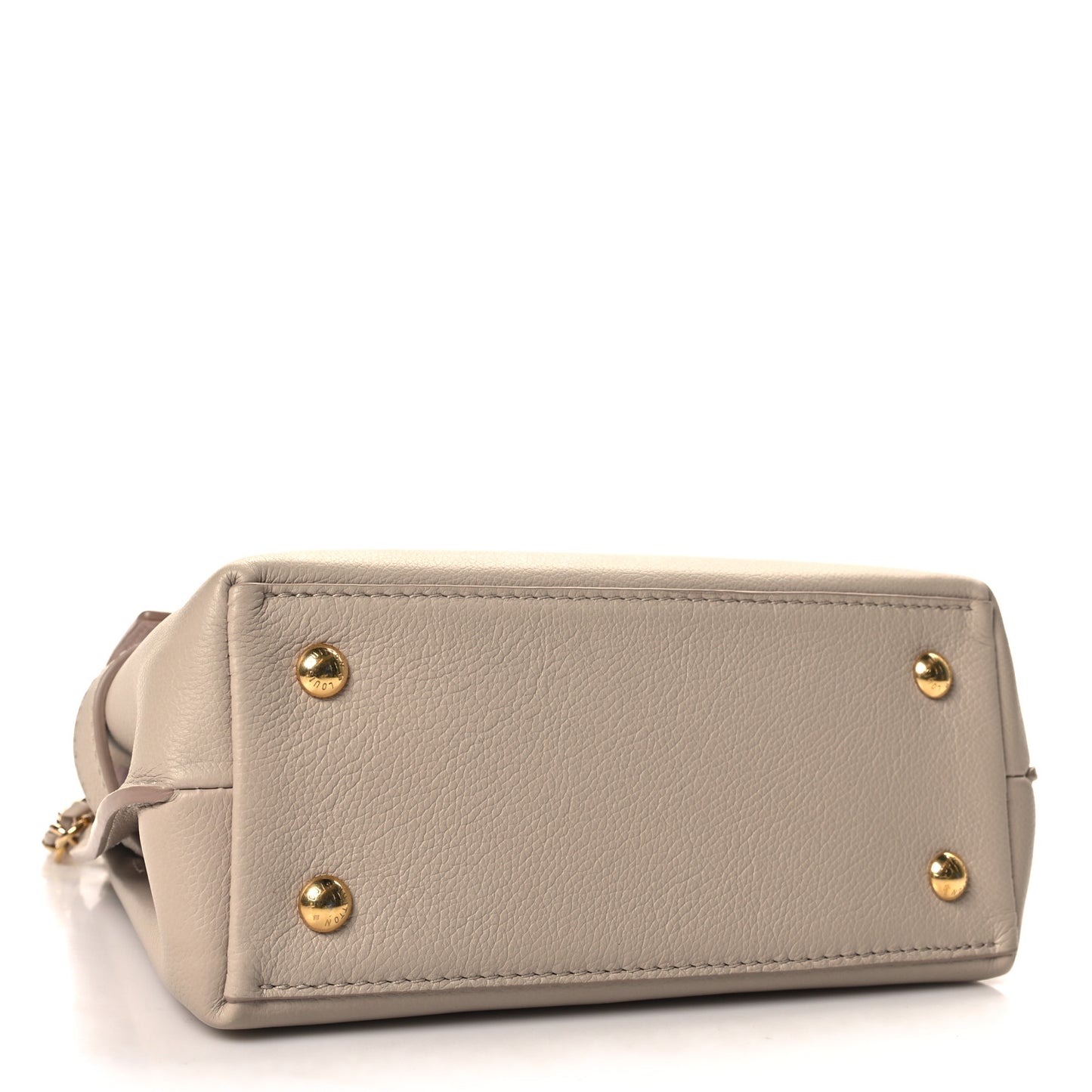 Soft Calfskin Mini Lockme Ever Greige