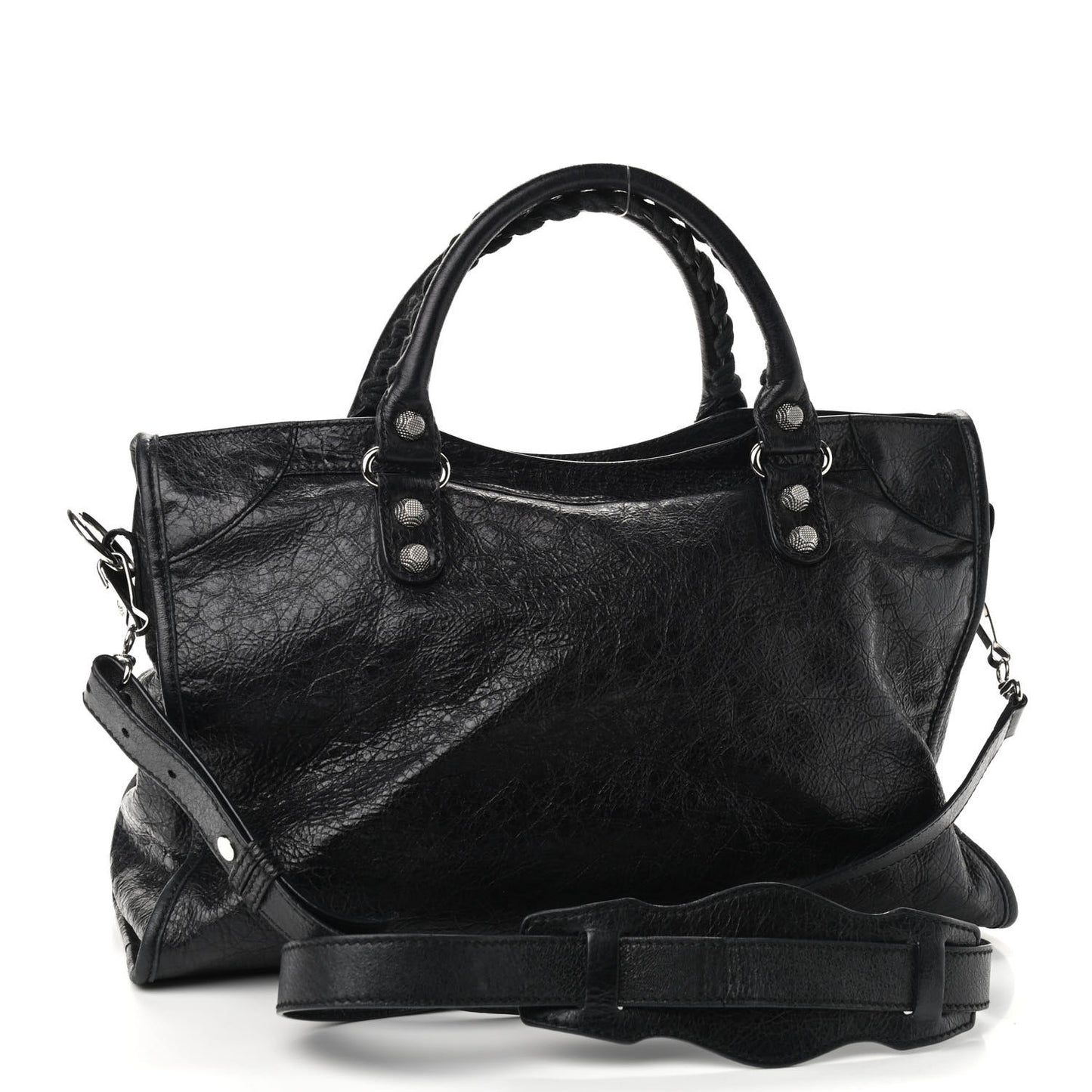 Agneau Giant 12 Silver Hardware City Black
