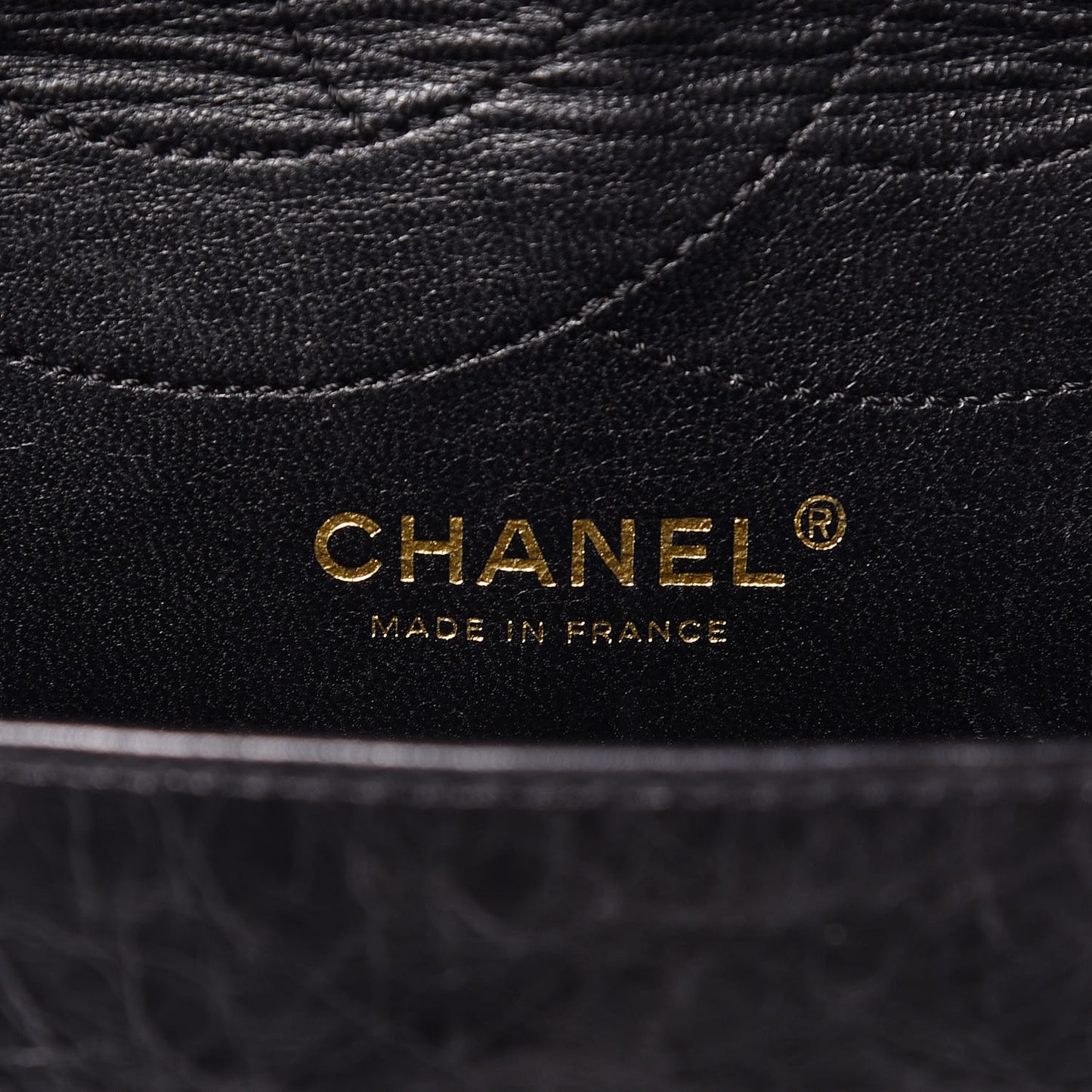 Aged Calfskin Quilted 2.55 Reissue 228 Flap Black