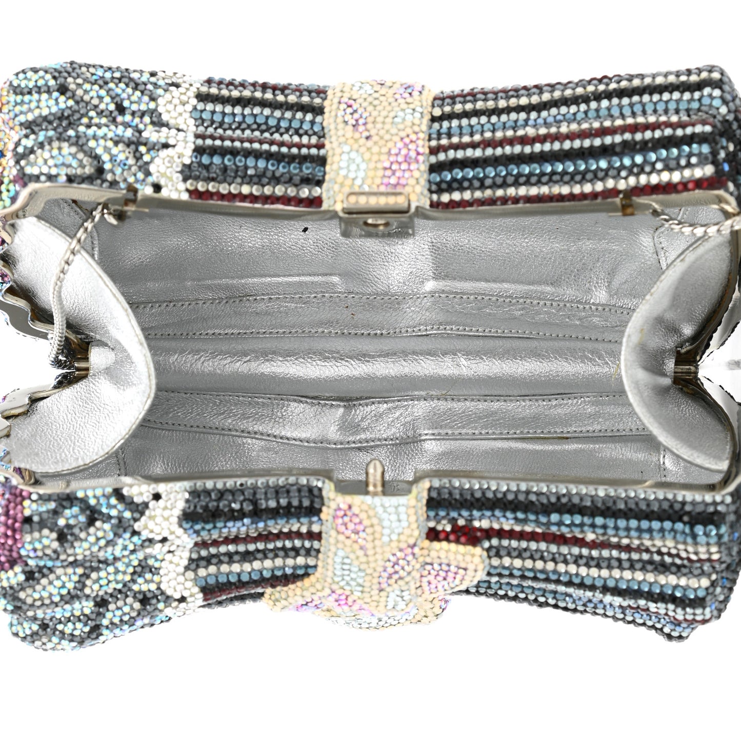 Swarovski Crystal Bouquet Clutch Multicolor