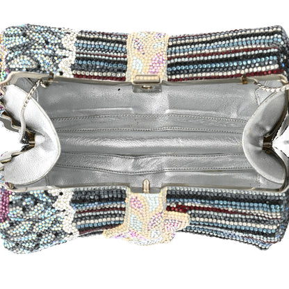 Judith Leiber Swarovski Crystal Bouquet Clutch Multicolor 5 of 12
