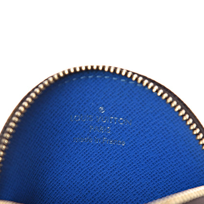 Louis Vuitton Monogram 2019 Christmas Animation Round Coin Purse Blue 6 of 8