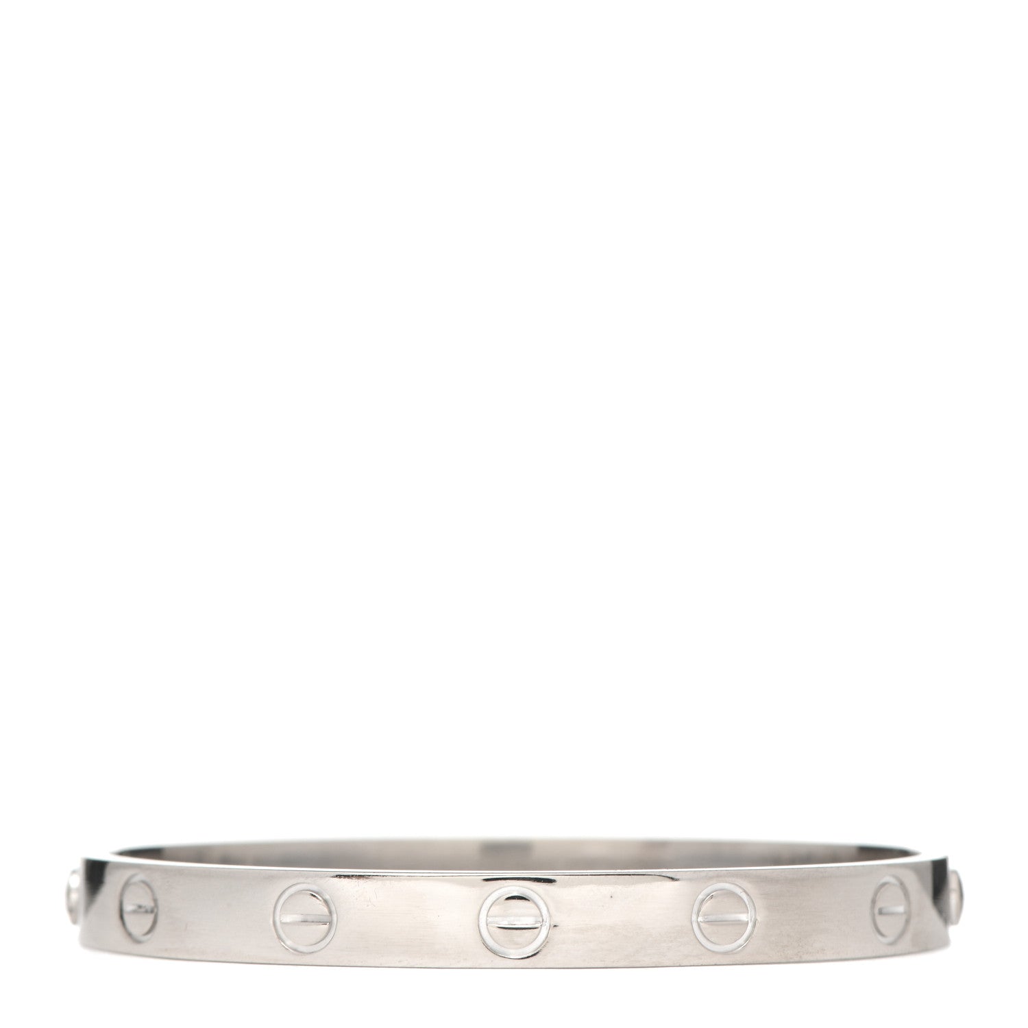 Cartier 18K White Gold LOVE Bracelet 16 3 of 5
