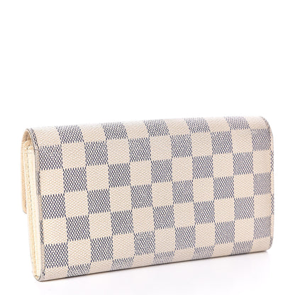 Louis Vuitton Damier Azur Sarah Wallet 3 of 9