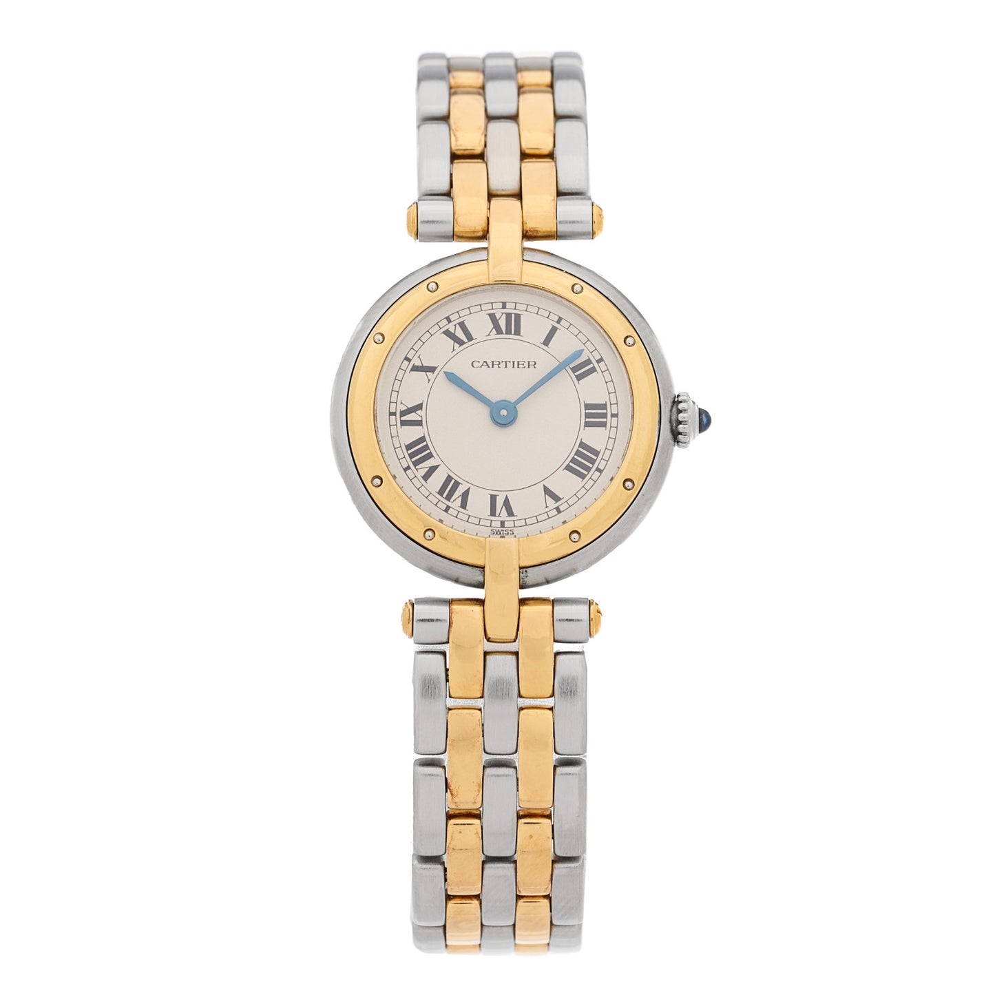 Stainless Steel 18K Yellow Gold 24mm Panthere Vendome Quartz Watch
