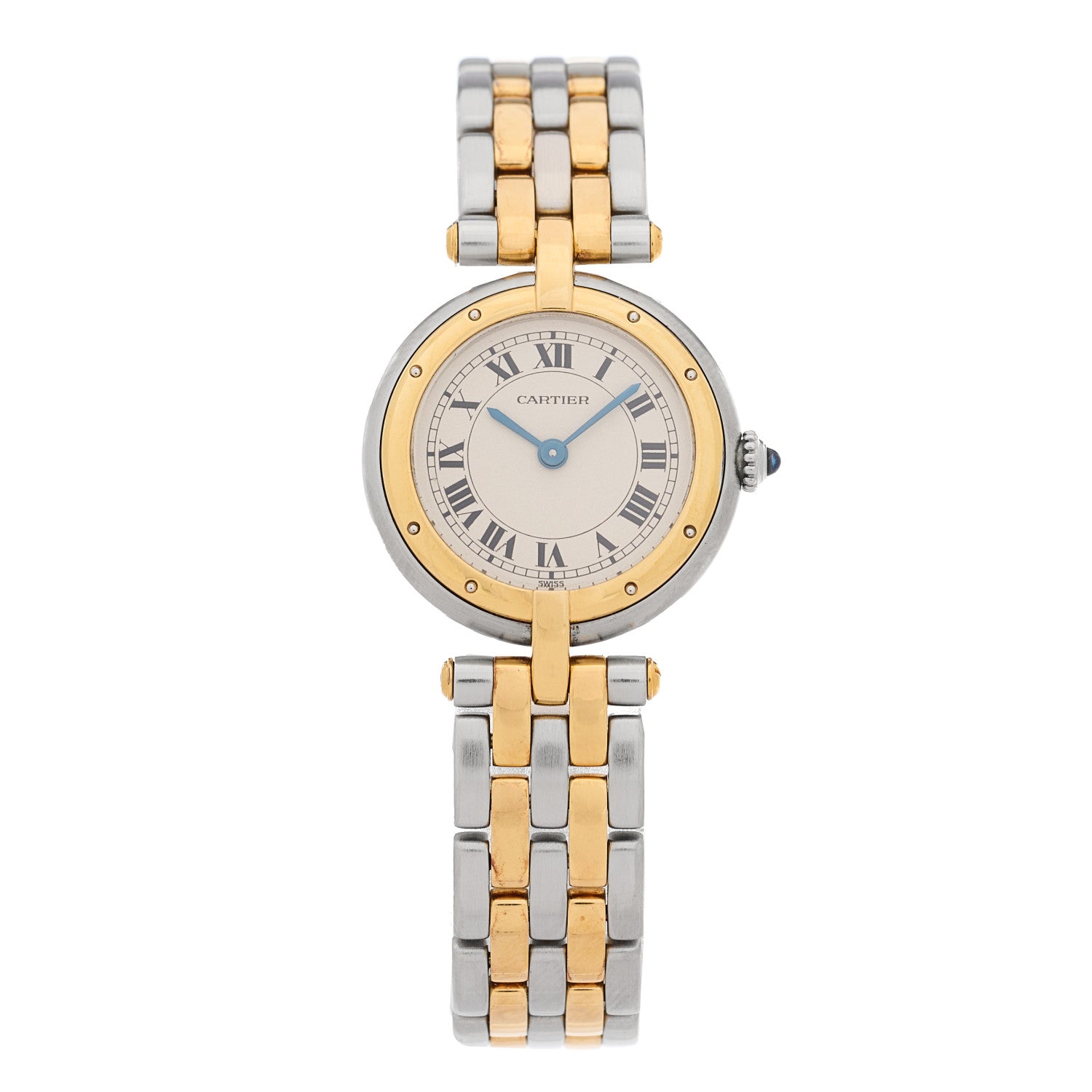 Cartier Stainless Steel 18K Yellow Gold 24mm Panthere Vendome Quartz Watch 1 of 4