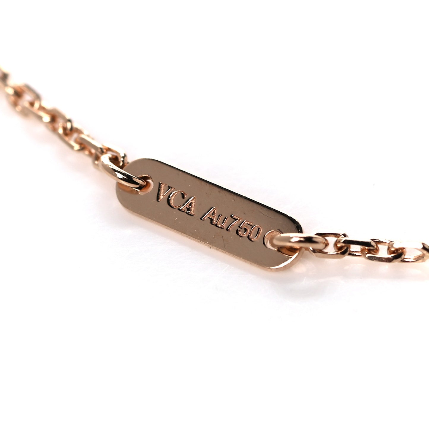 18K Rose Gold Carnelian Sweet Alhambra Bracelet
