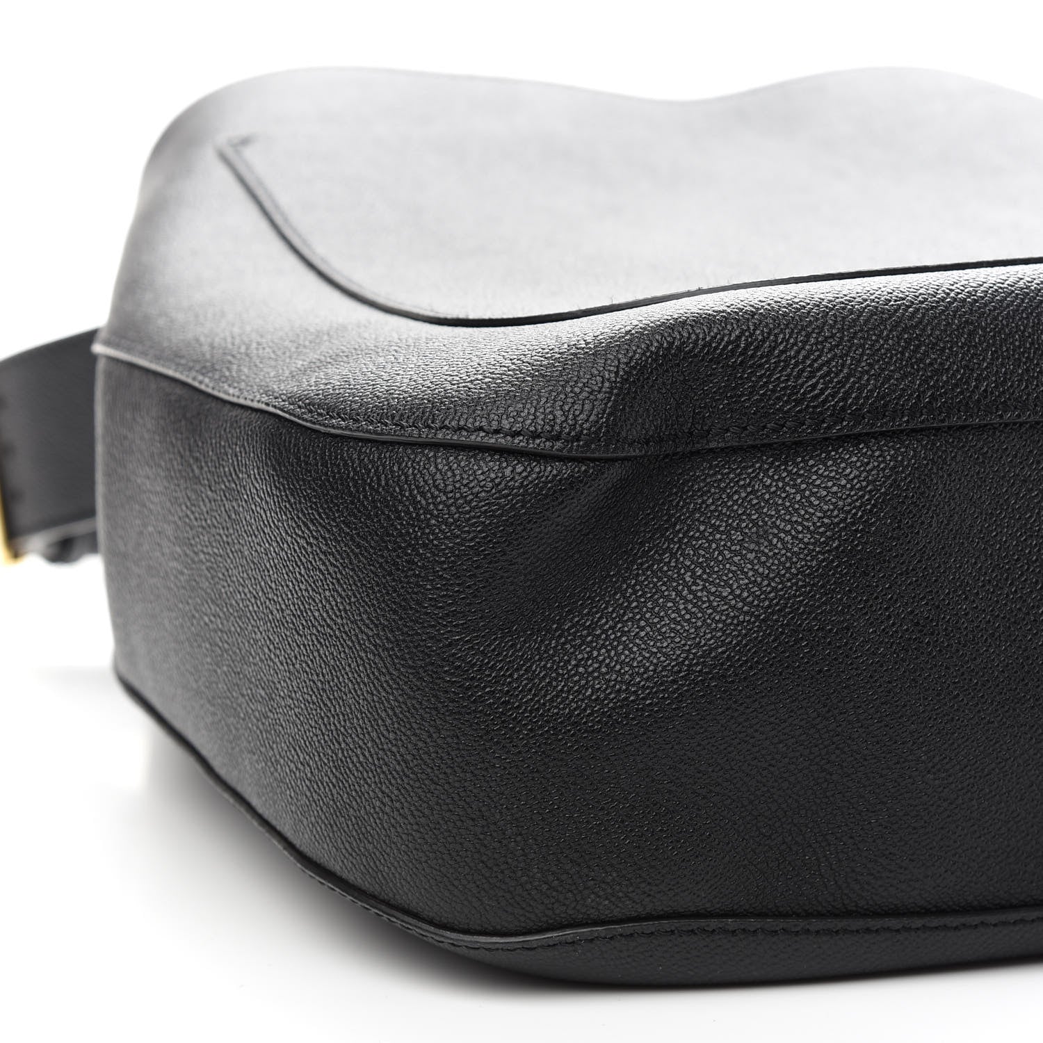 Burberry Grainy Calfskin Small Elmstone Hobo Black 8 of 10