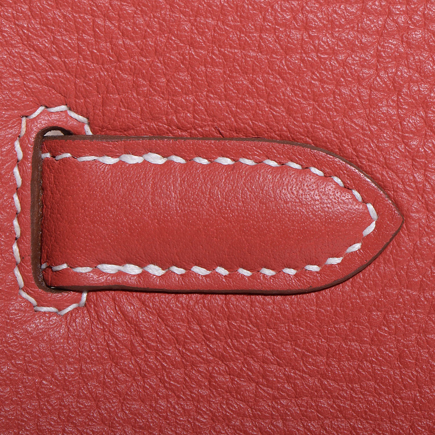 Hermes Taurillon Clemence Eclat Birkin 35 Sanguine Blanc 13 of 21