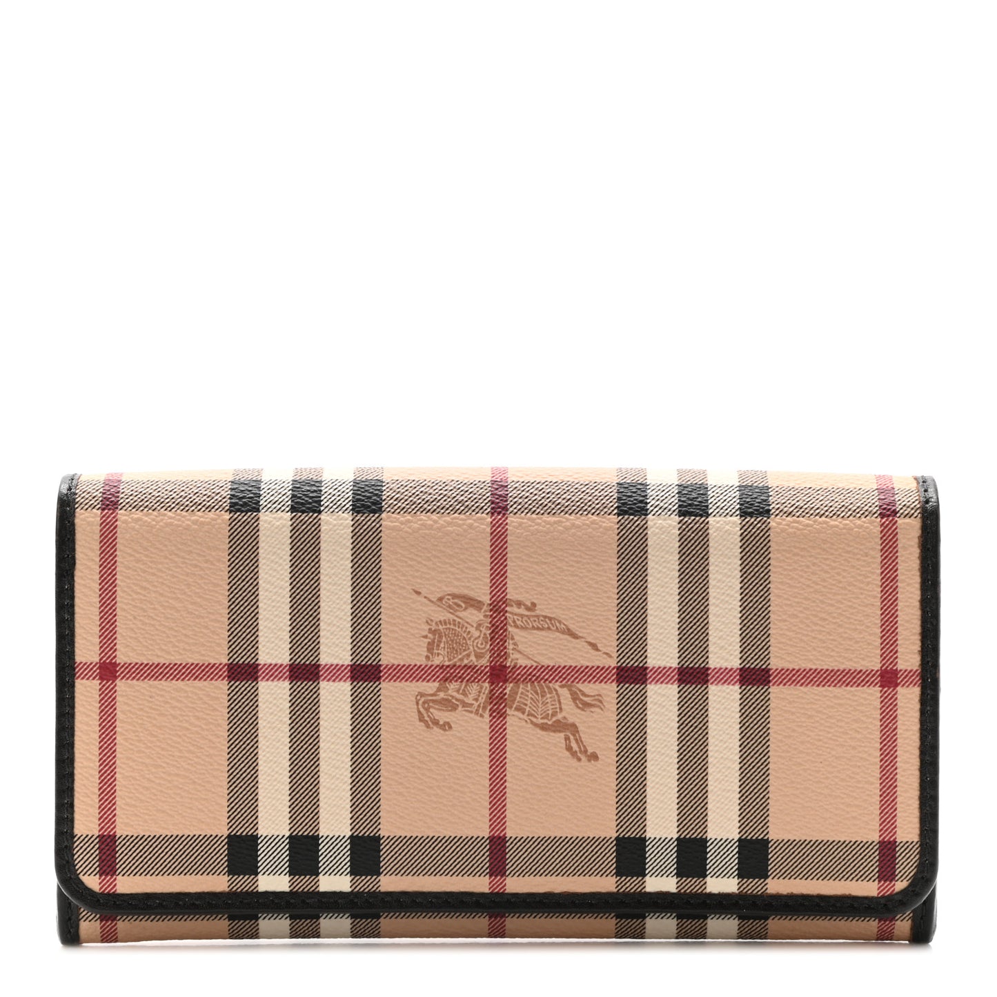 Haymarket Check Penrose Continental Wallet Chocolate