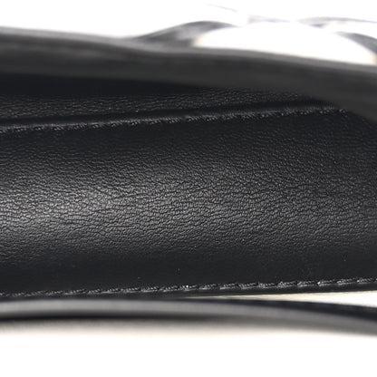 Louis Vuitton Lambskin Malletage Pico GO-14 White Black 5 of 11