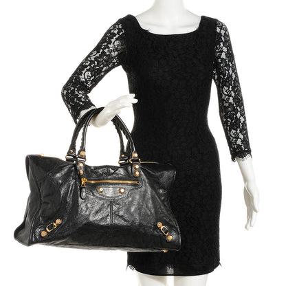 Balenciaga Agneau Giant 12 Gold Hardware Work Black 2 of 13