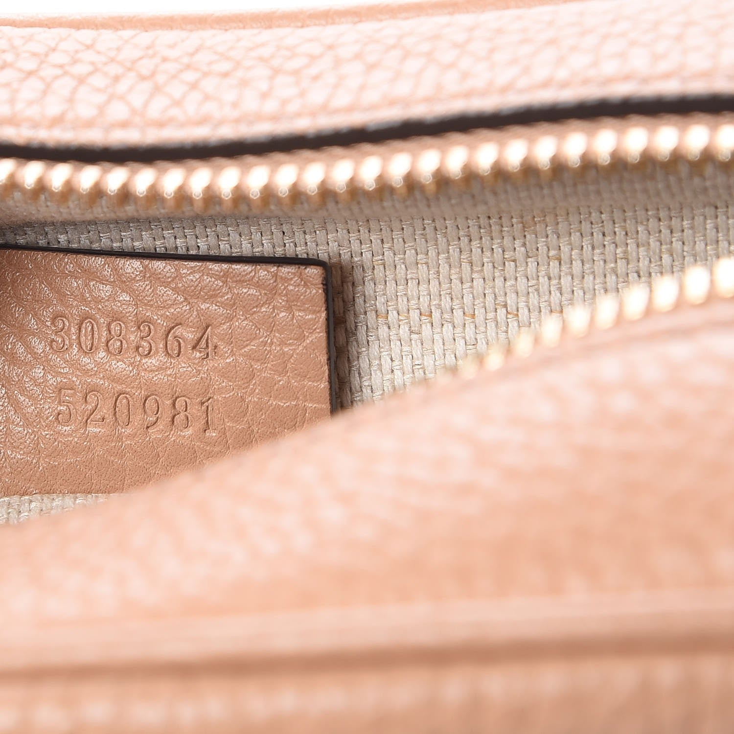 Gucci Pebbled Calfskin Small Soho Disco Bag Camelia 7 of 7