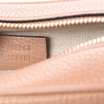 Gucci Pebbled Calfskin Small Soho Disco Bag Camelia 7 of 7