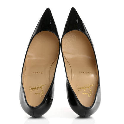 Christian Louboutin Patent Pigalle Follies 100 Pumps 37.5 Black 2 of 8