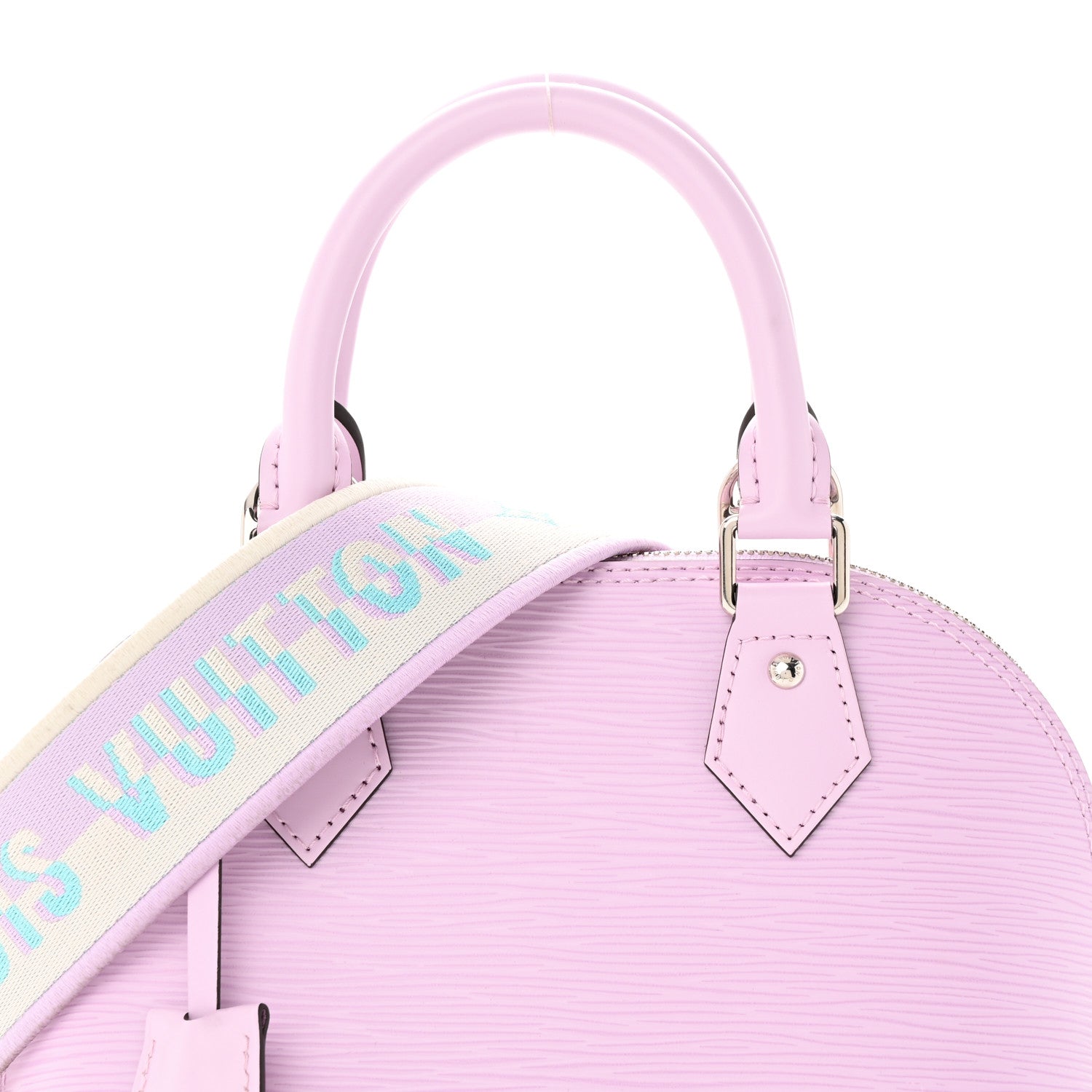 Louis Vuitton Epi Jacquard Alma BB Light Pink 7 of 11