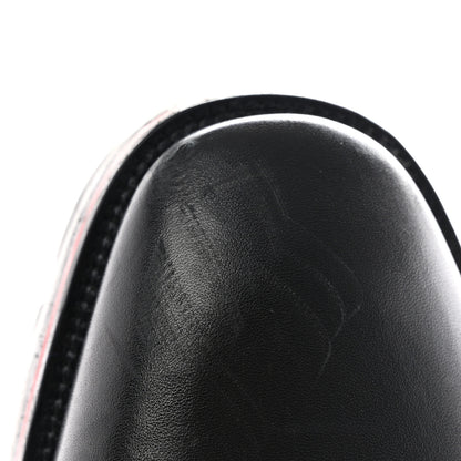 Christian Louboutin Smooth Textured Calfskin Mika Sky Mens Flats 42 Black 10 of 12