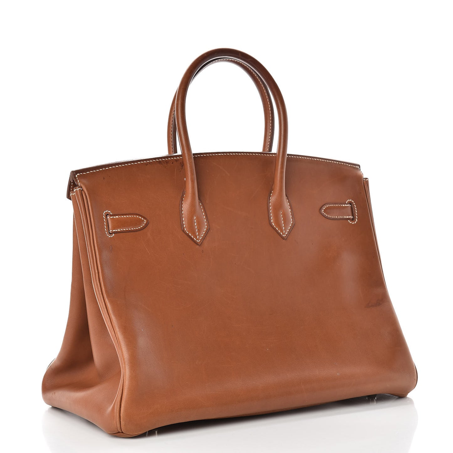 Natural Barenia Birkin 35 Fauve