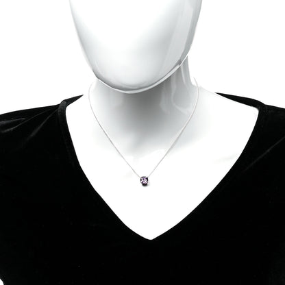 Tiffany Sterling Silver Amethyst Sparklers Pendant Necklace 2 of 5