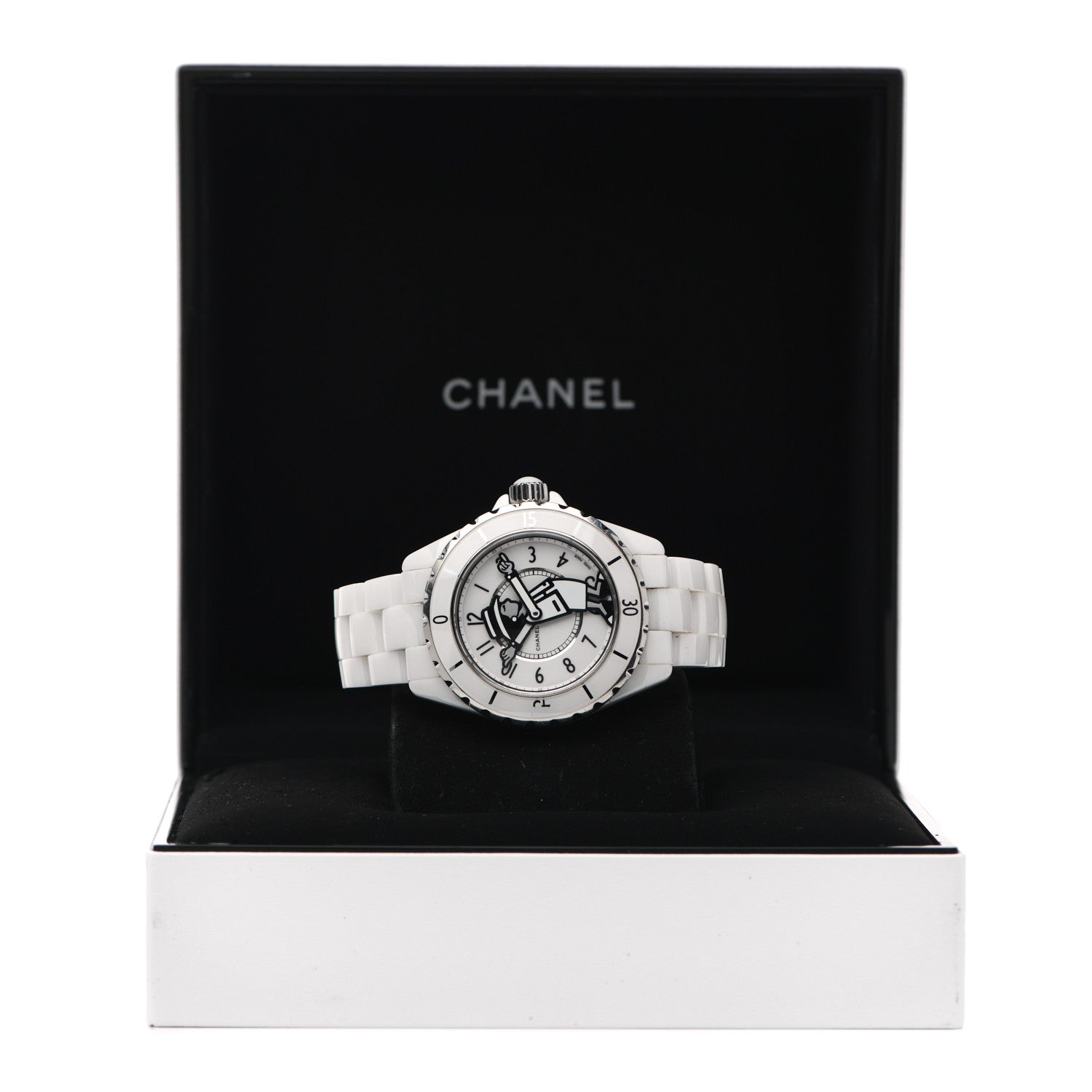 Chanel Stainless Steel Ceramic 38mm J12 Limited Edition Mademoiselle Automatic Watch White 5 of 5