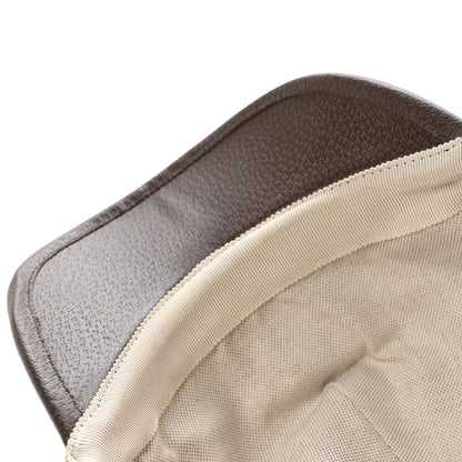 Gucci X ADIDAS Crystal Monogram Textured Dollar Calfskin Trefoil Embroidered Stefanos Baseball Hat 58 Mid Natural New Acero 12 of 14